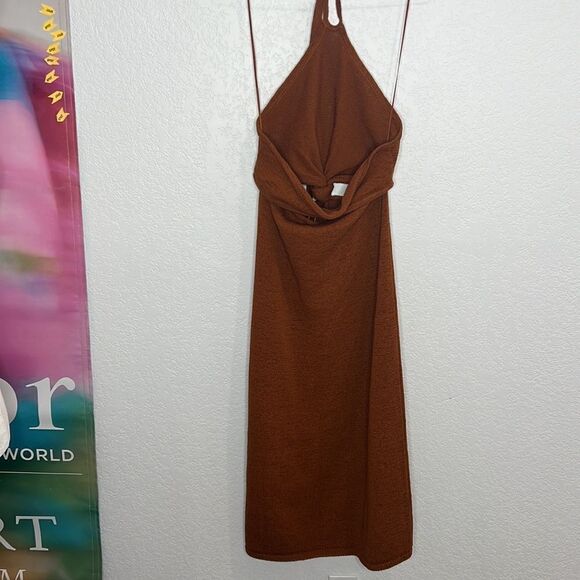 NWT Cult Gaia Cameron Knit Dress Amber XL - Picture 7 of 16